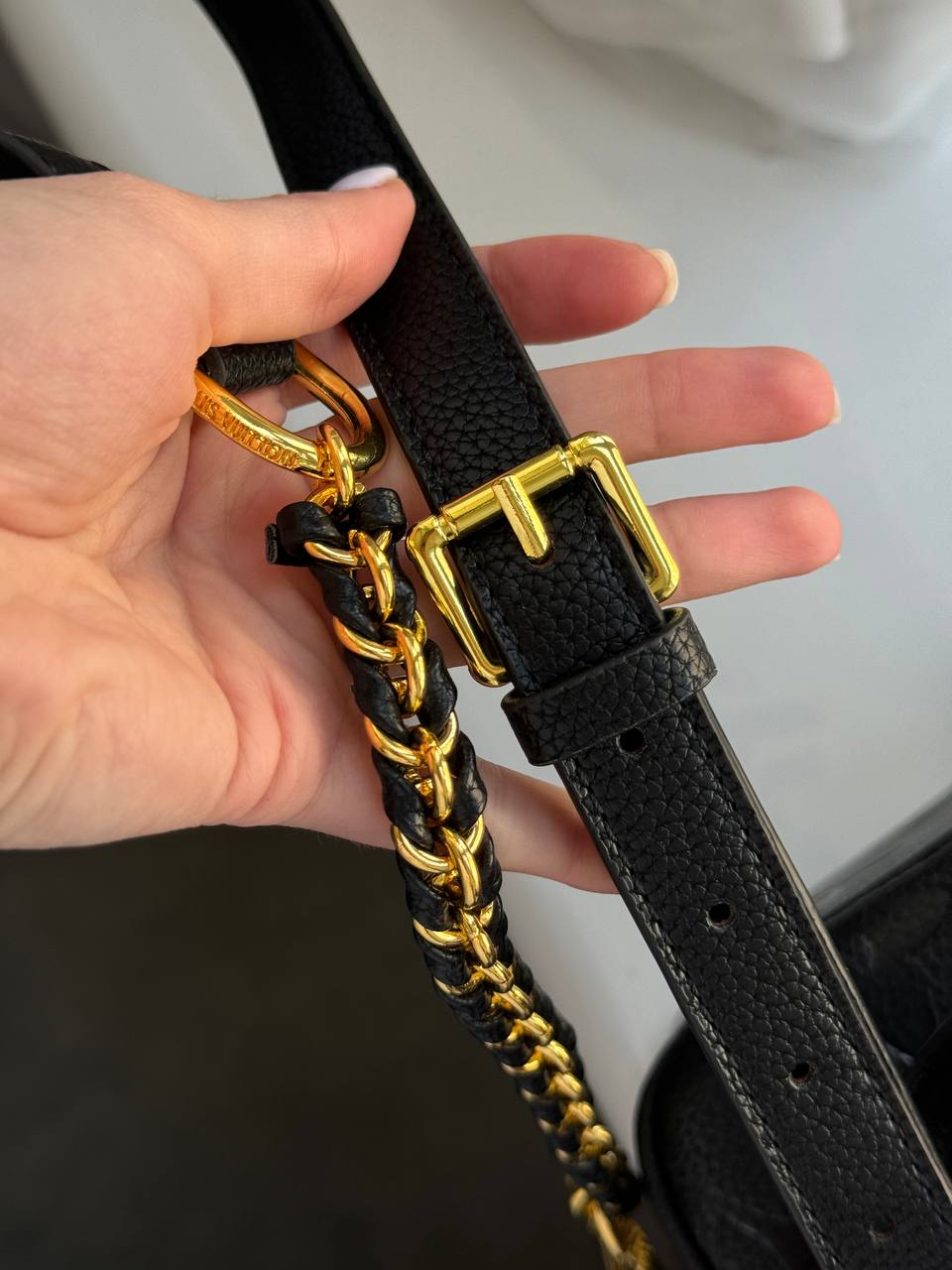 Louis Vuitton Vanity PM Bag Monogram Black/Gold - 6