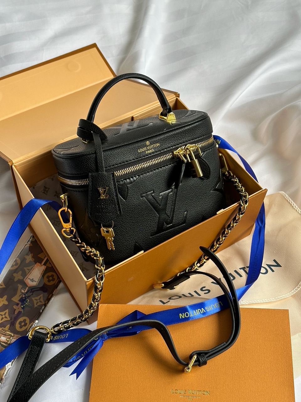 Louis Vuitton Vanity PM Bag Monogram Black/Gold - 2