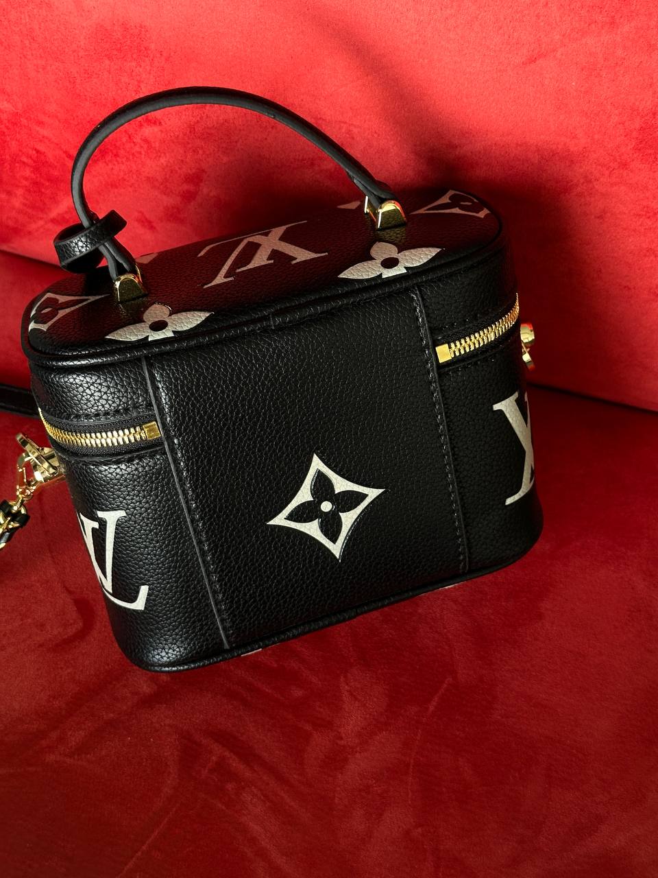 Louis Vuitton Vanity PM Bag Monogram Empreinte Leather Noir - 6