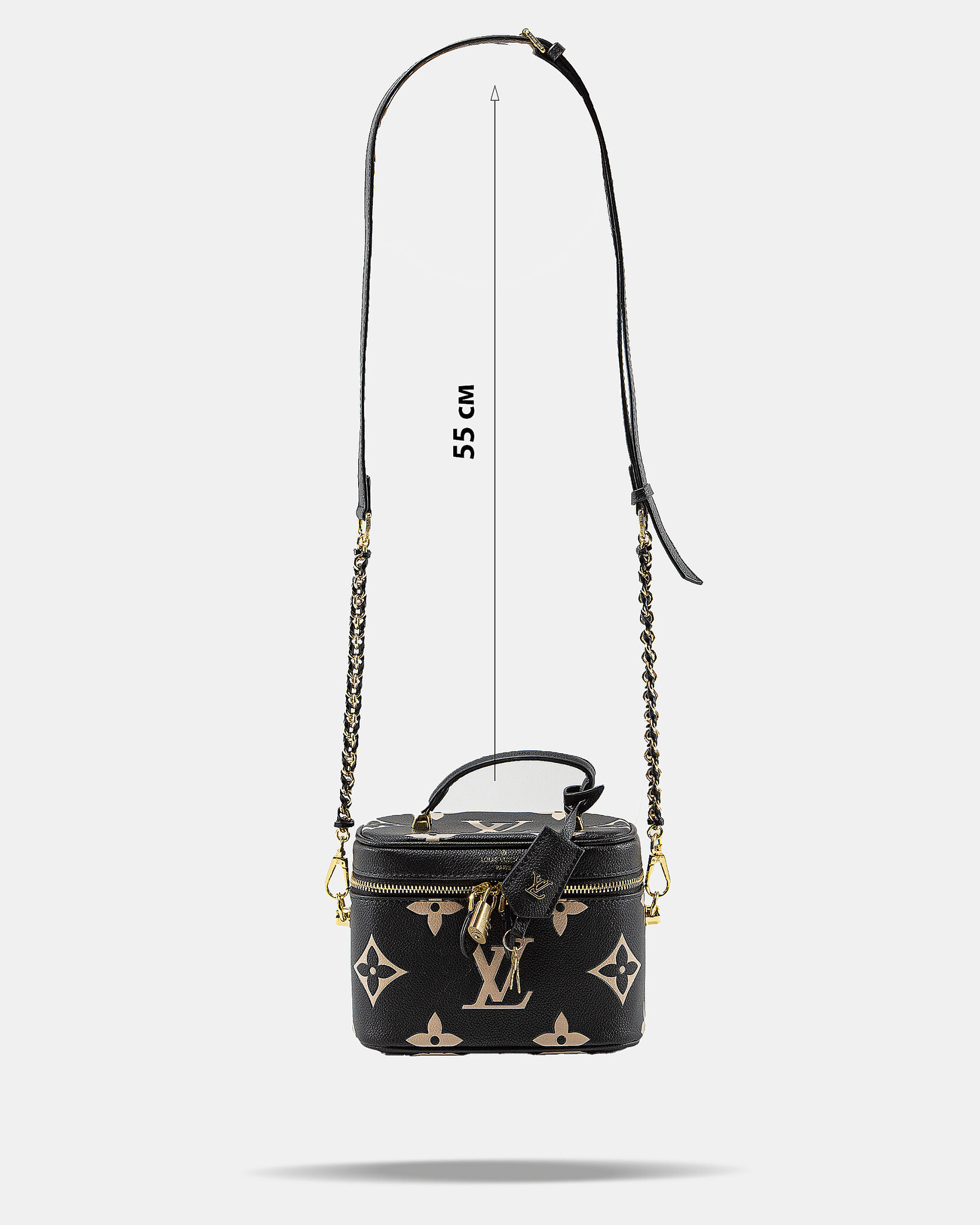 Louis Vuitton Vanity PM Bag Monogram Empreinte Leather Noir - 4