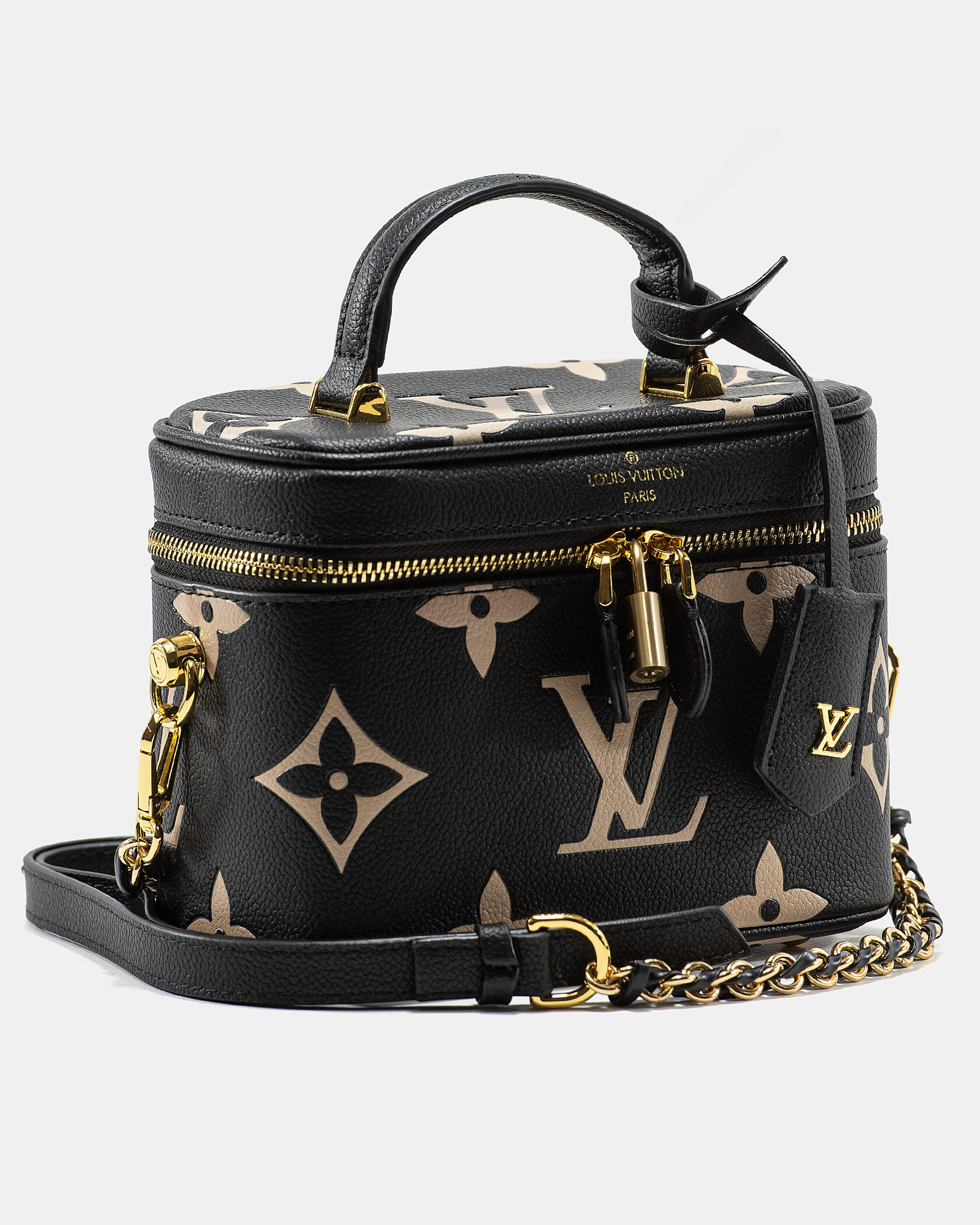Louis Vuitton Vanity PM Bag Monogram Empreinte Leather Noir - 5