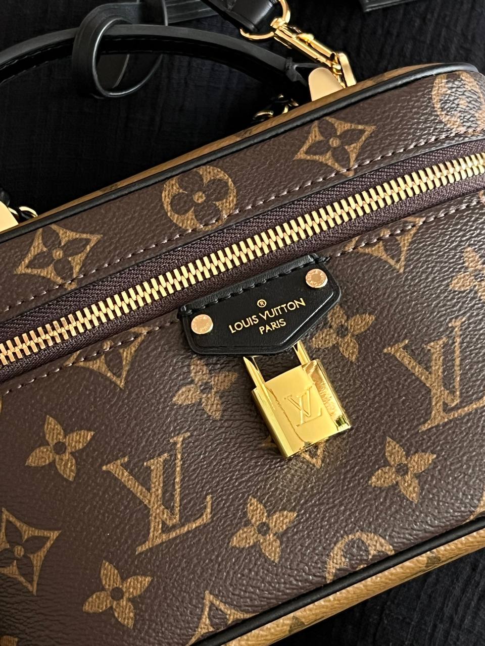 Louis Vuitton Vanity PM Bag Monogram Reverse Coated Canvas Calf - 10