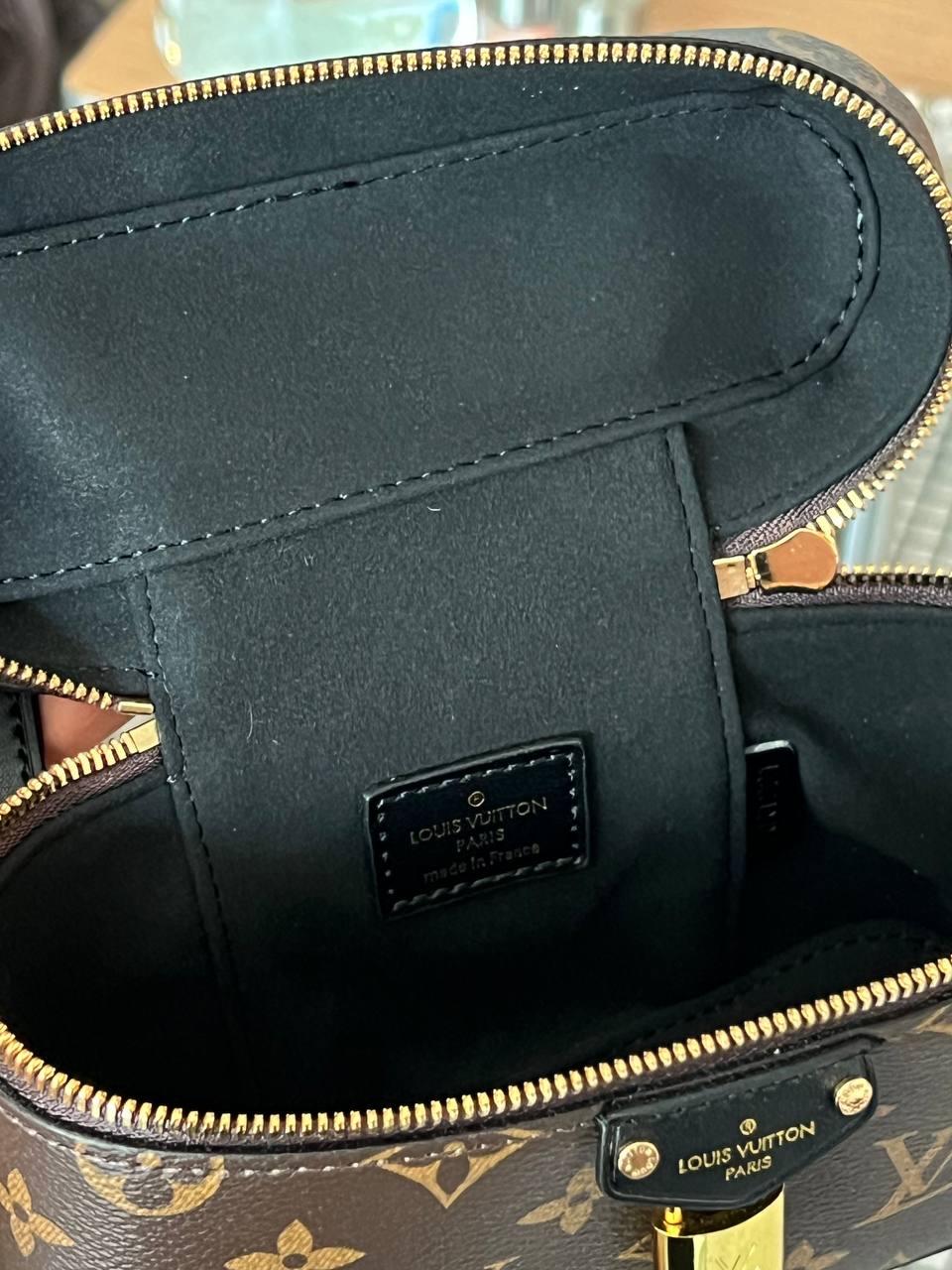 Louis Vuitton Vanity PM Bag Monogram Reverse Coated Canvas Calf - 13