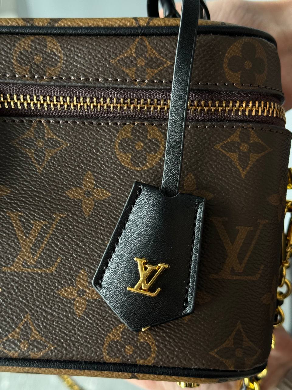 Louis Vuitton Vanity PM Bag Monogram Reverse Coated Canvas Calf - 6
