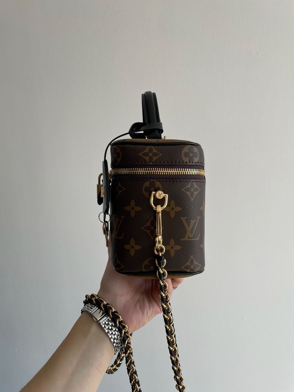 Louis Vuitton Vanity PM Bag Monogram Reverse Coated Canvas Calfskin leather - 19