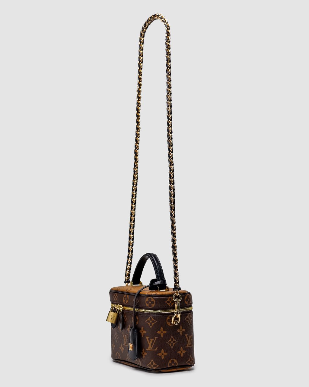 Louis Vuitton Vanity PM Bag Monogram Reverse Coated Canvas Calfskin leather - 6