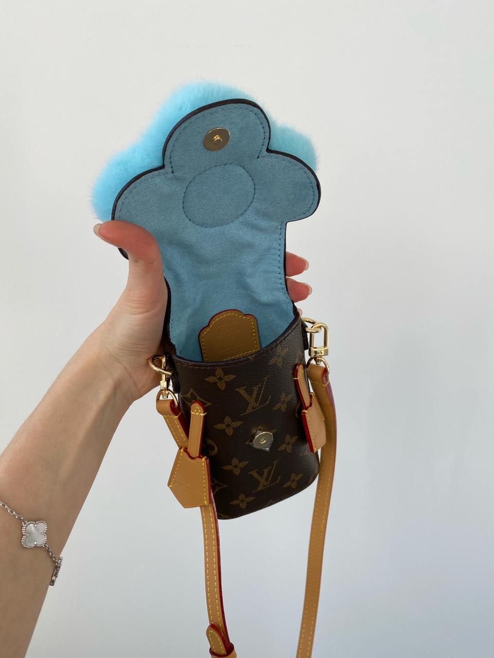Louis Vuitton Vivienne Phone Blue Pouch - 9