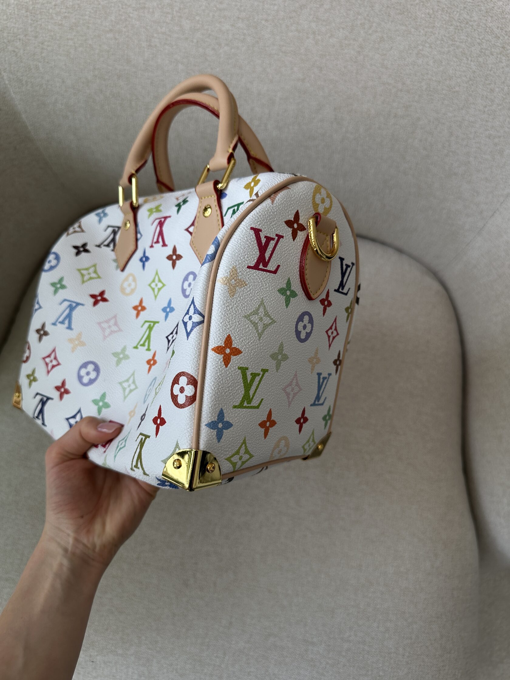 Louis Vuitton x Murakami Takashi Speedy Bandouliere 25 Multicol - 14