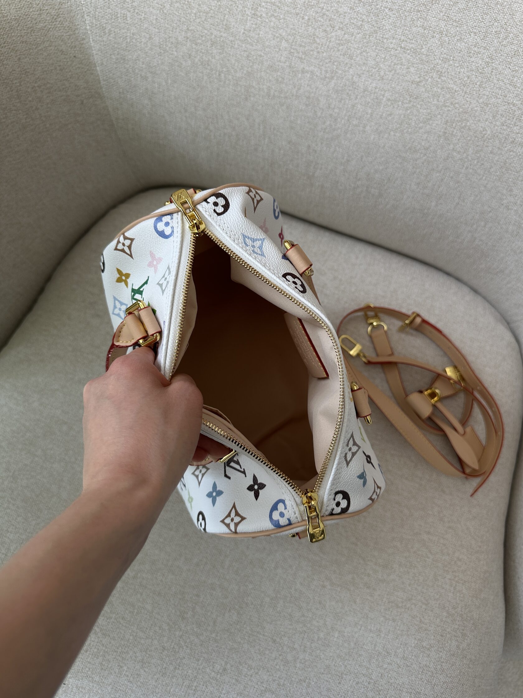 Louis Vuitton x Murakami Takashi Speedy Bandouliere 25 Multicol - 19