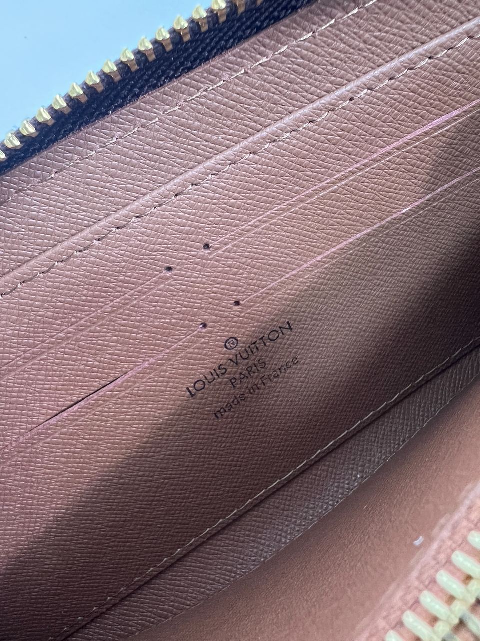 Louis Vuitton Zippy Vertical Wallet Brown Canvas - 15