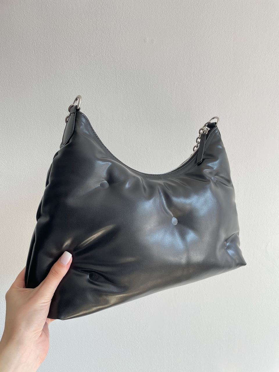 Maison Margiela Black Glam Slam Large Shoulder Bag - 14