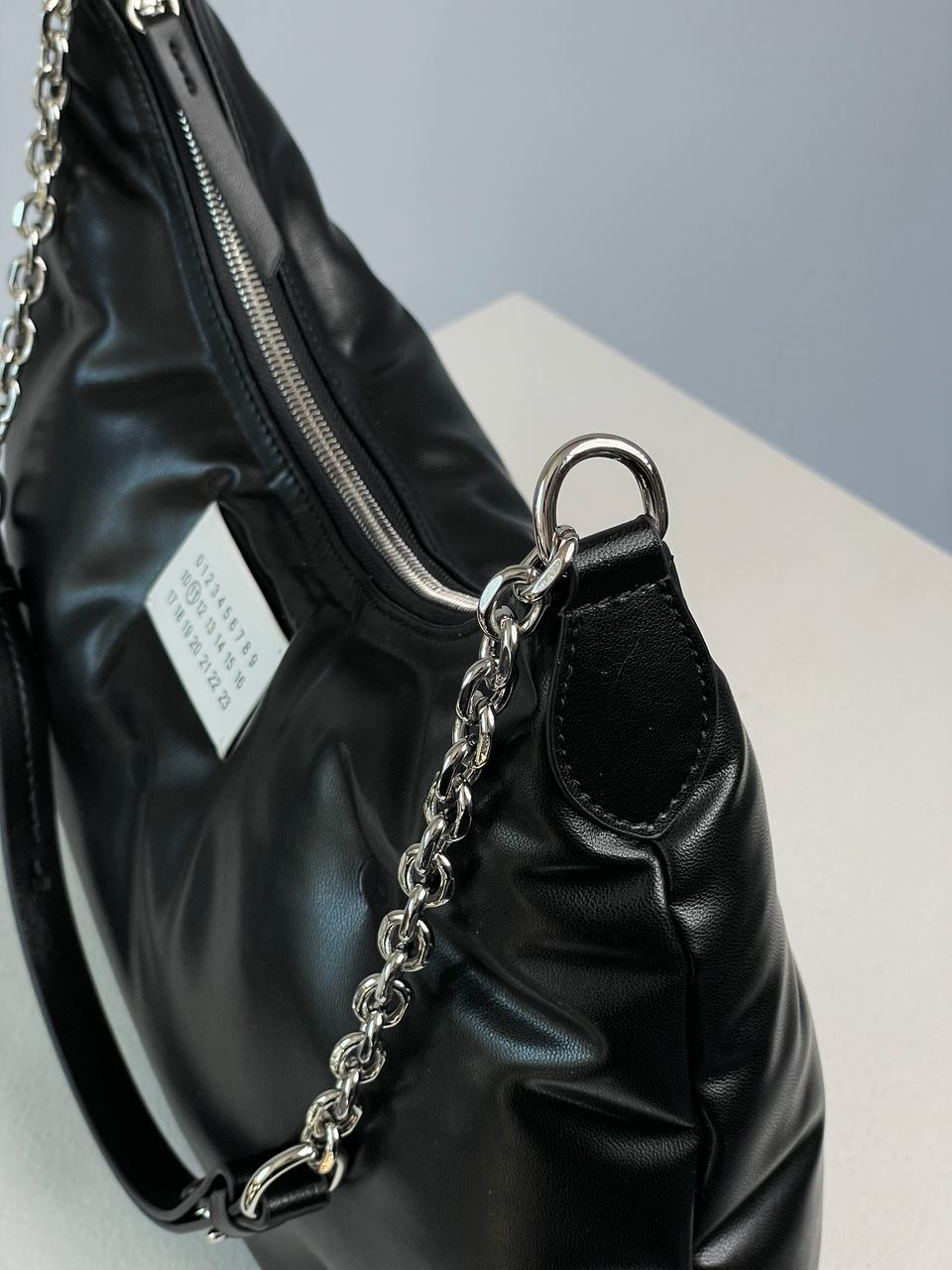 Maison Margiela Black Glam Slam Large Shoulder Bag - 18