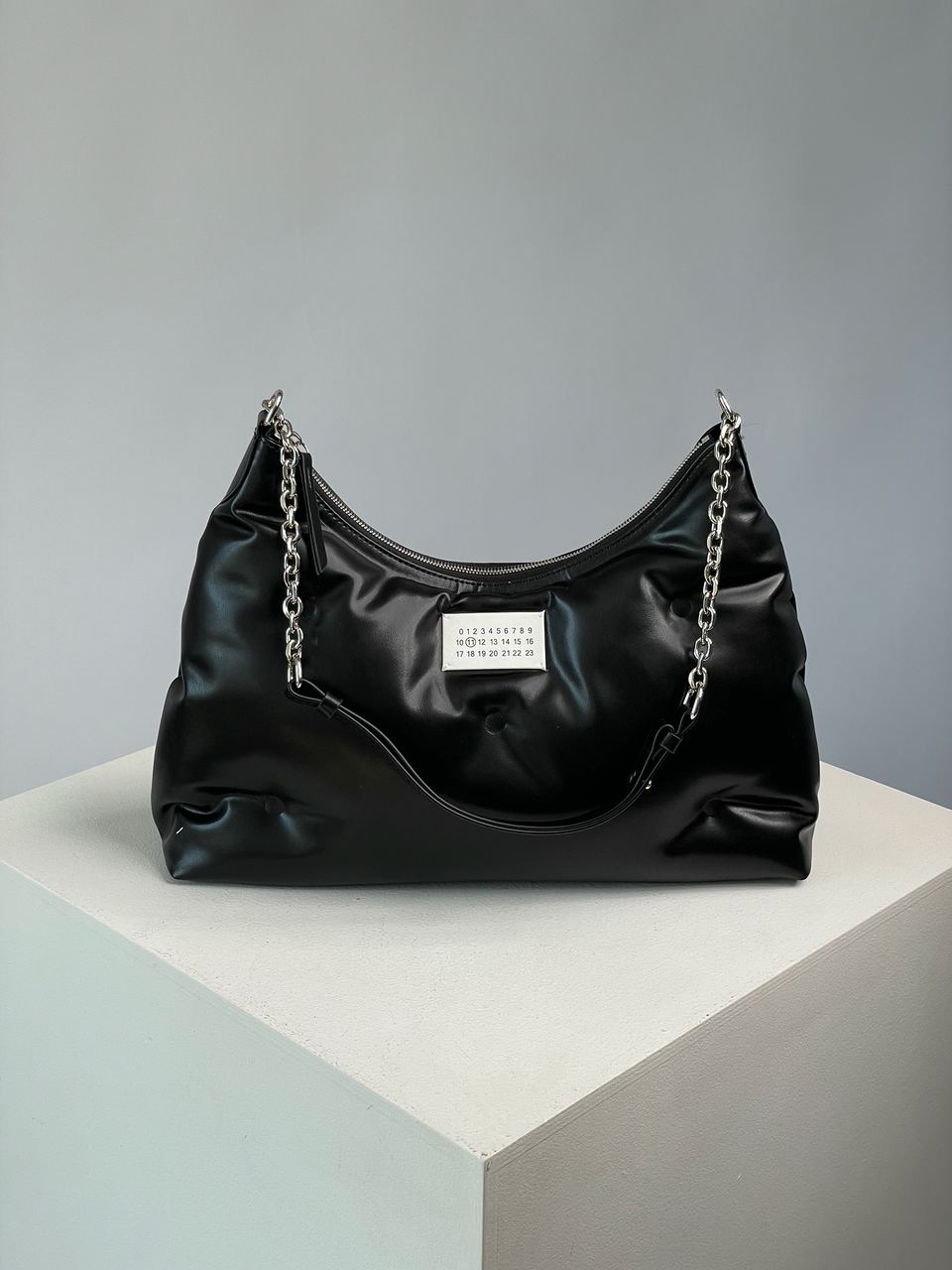 Maison Margiela Black Glam Slam Large Shoulder Bag - 2