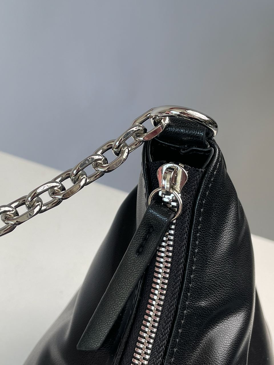 Maison Margiela Black Glam Slam Large Shoulder Bag - 21