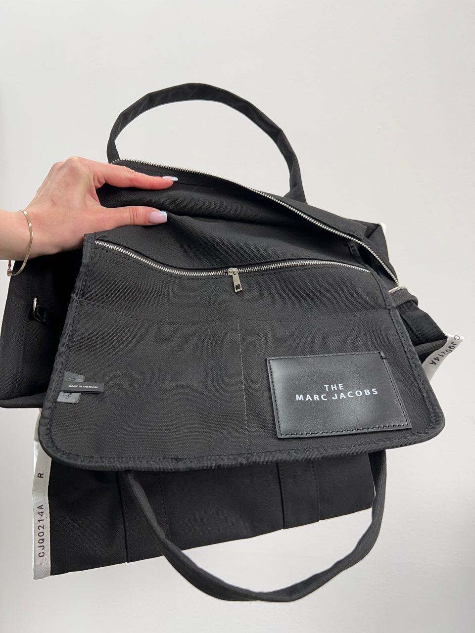 Marc Jacobs The Jacquard Large Tote Bag Black - 22