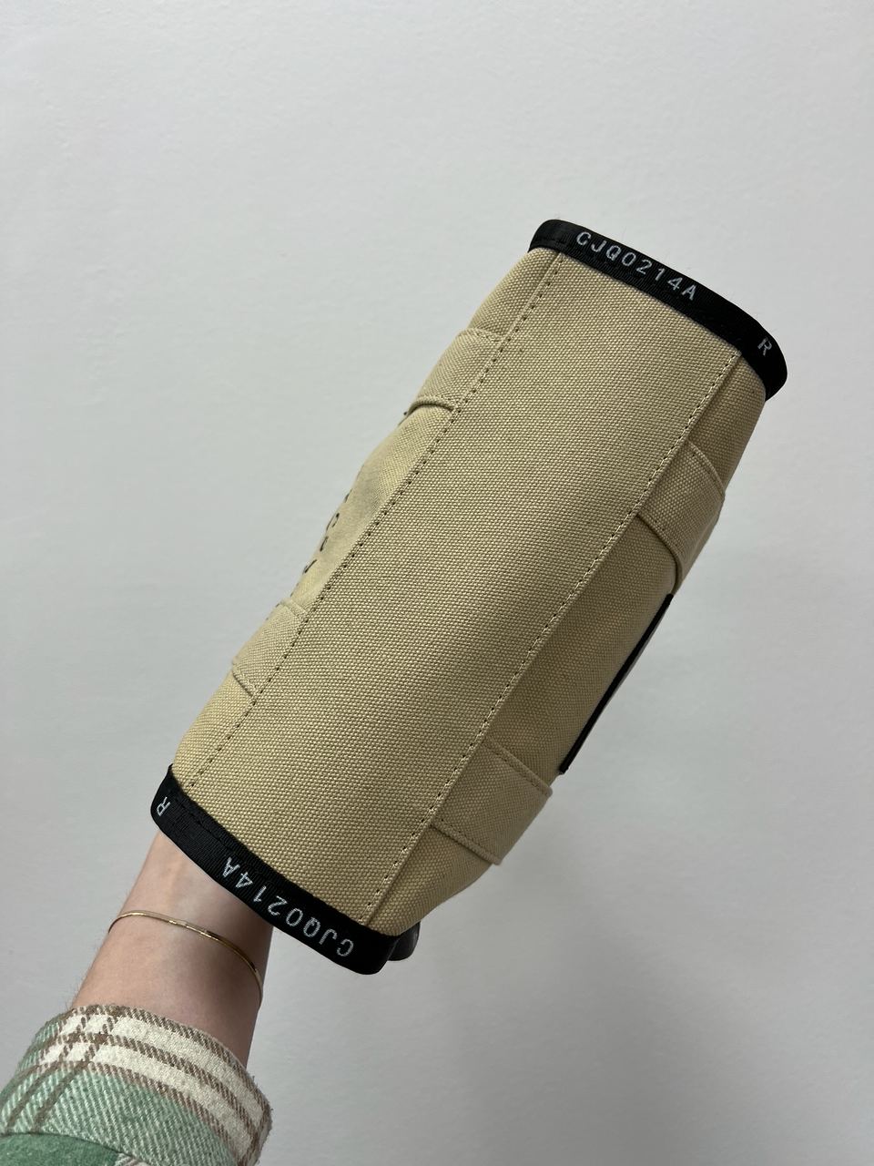 Marc Jacobs The Jacquard Small Tote Bag Beige - 21