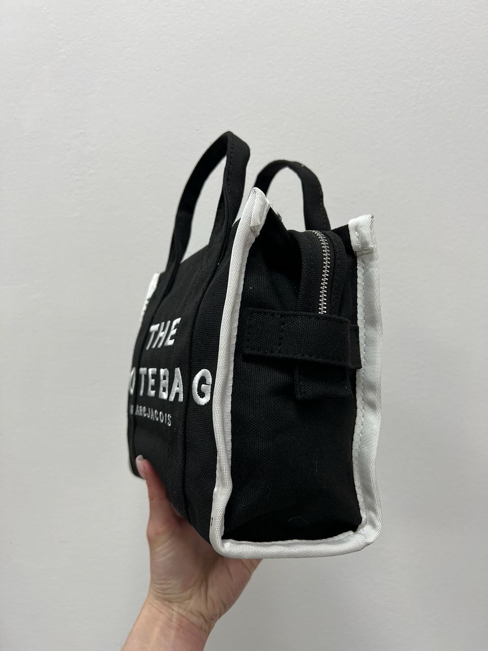 Marc Jacobs The Jacquard Small Tote Bag Black - 9