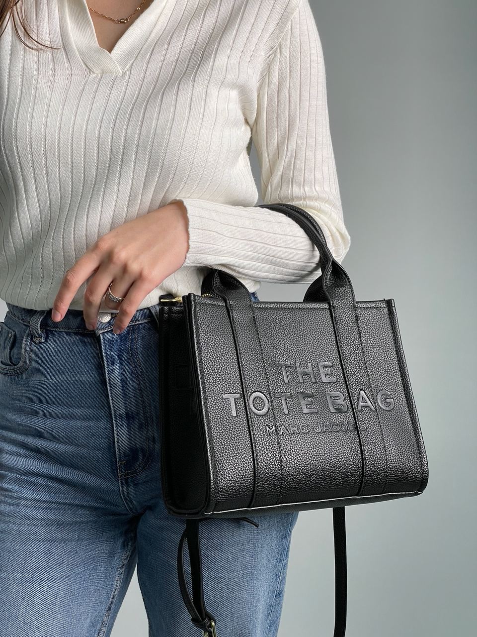 Marc Jacobs The Leather Small Tote Bag - 5