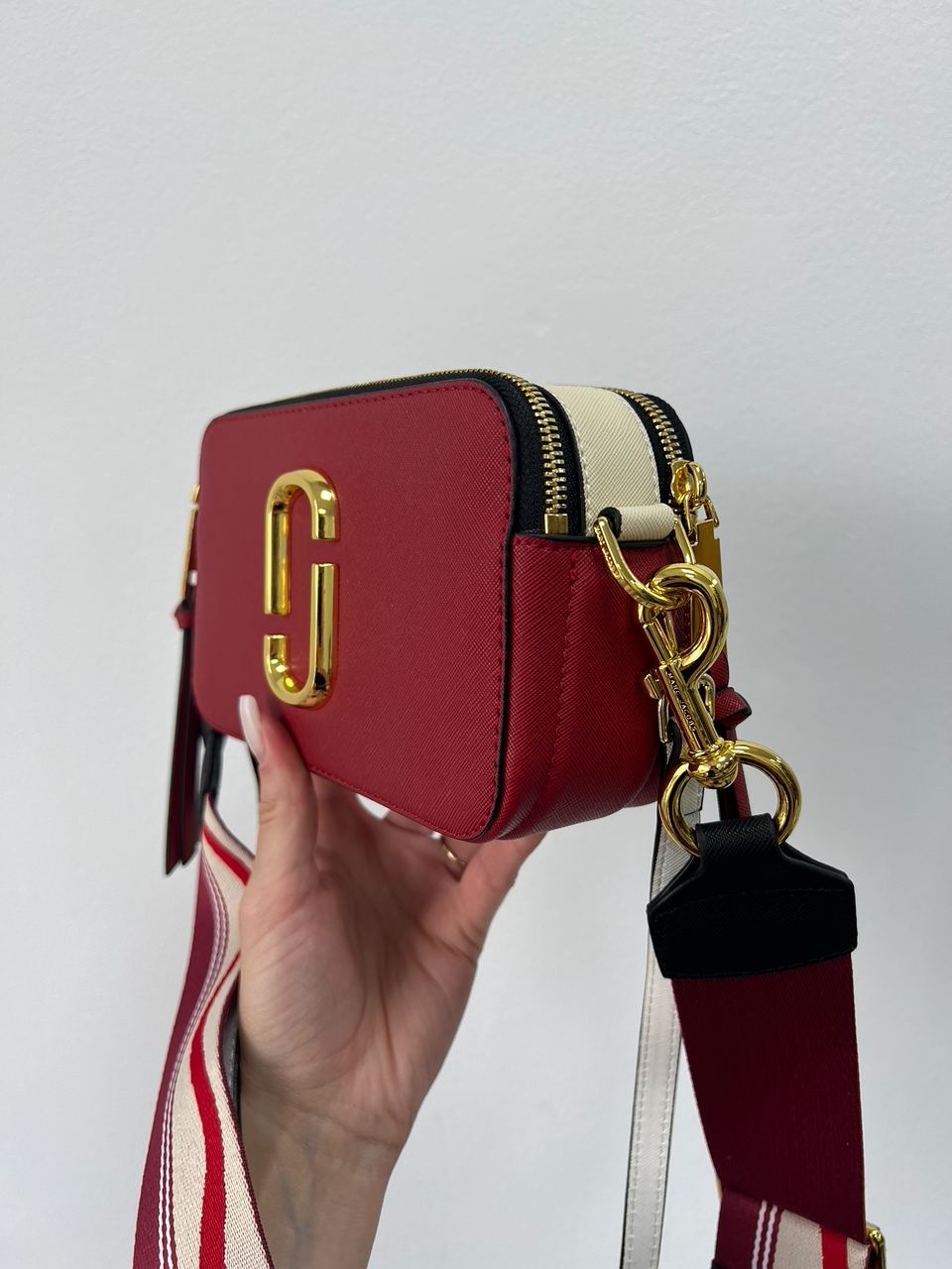 Marc Jacobs The Snapshot Burgundy/Cream - 4