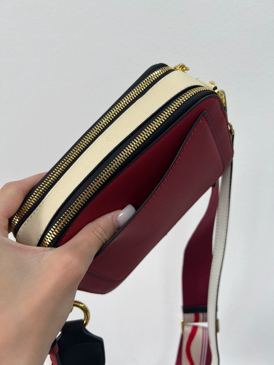 Marc Jacobs The Snapshot Burgundy/Cream - 9