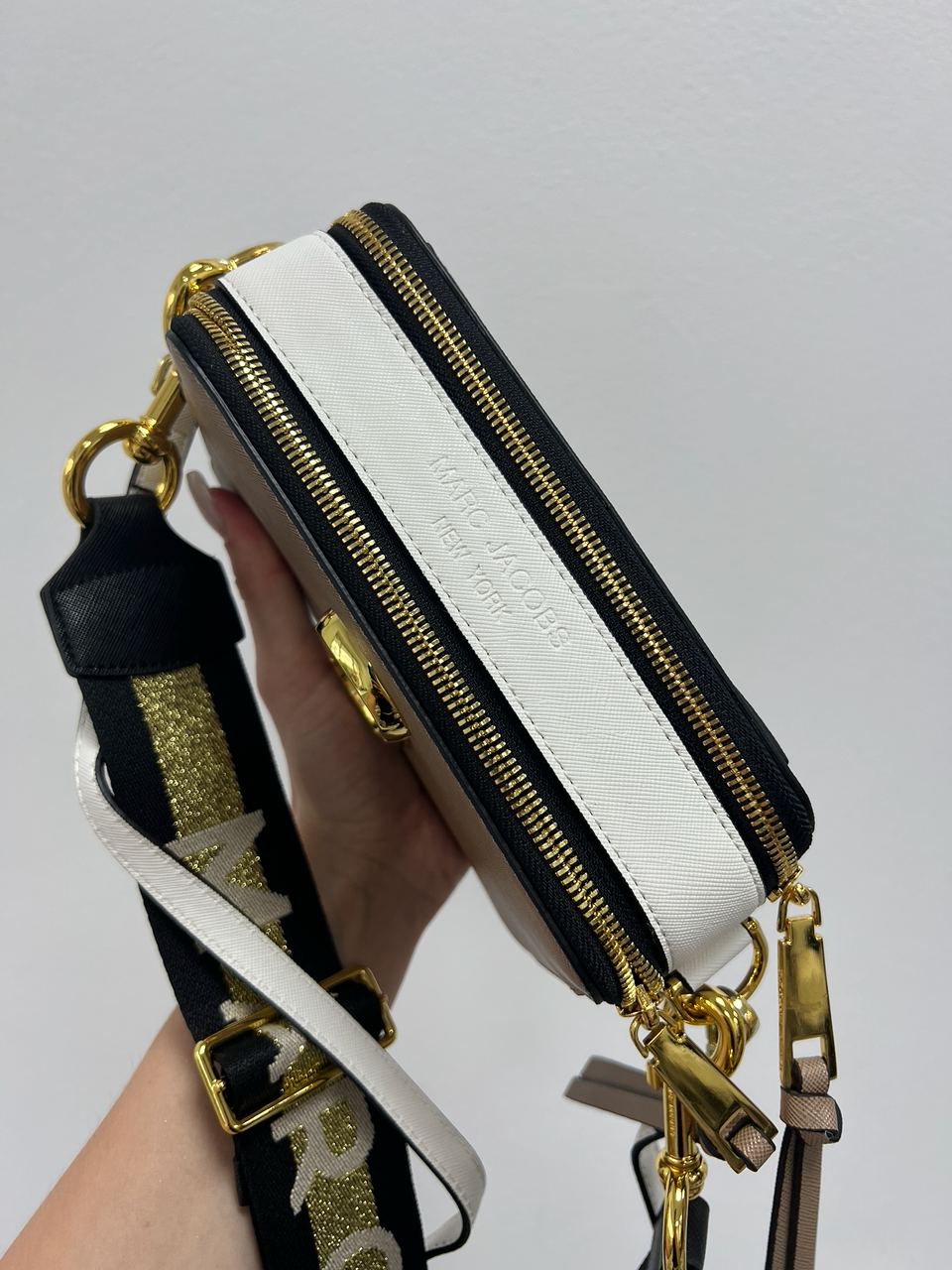 Marc Jacobs The Snapshot Dark Beige/Gold - 8