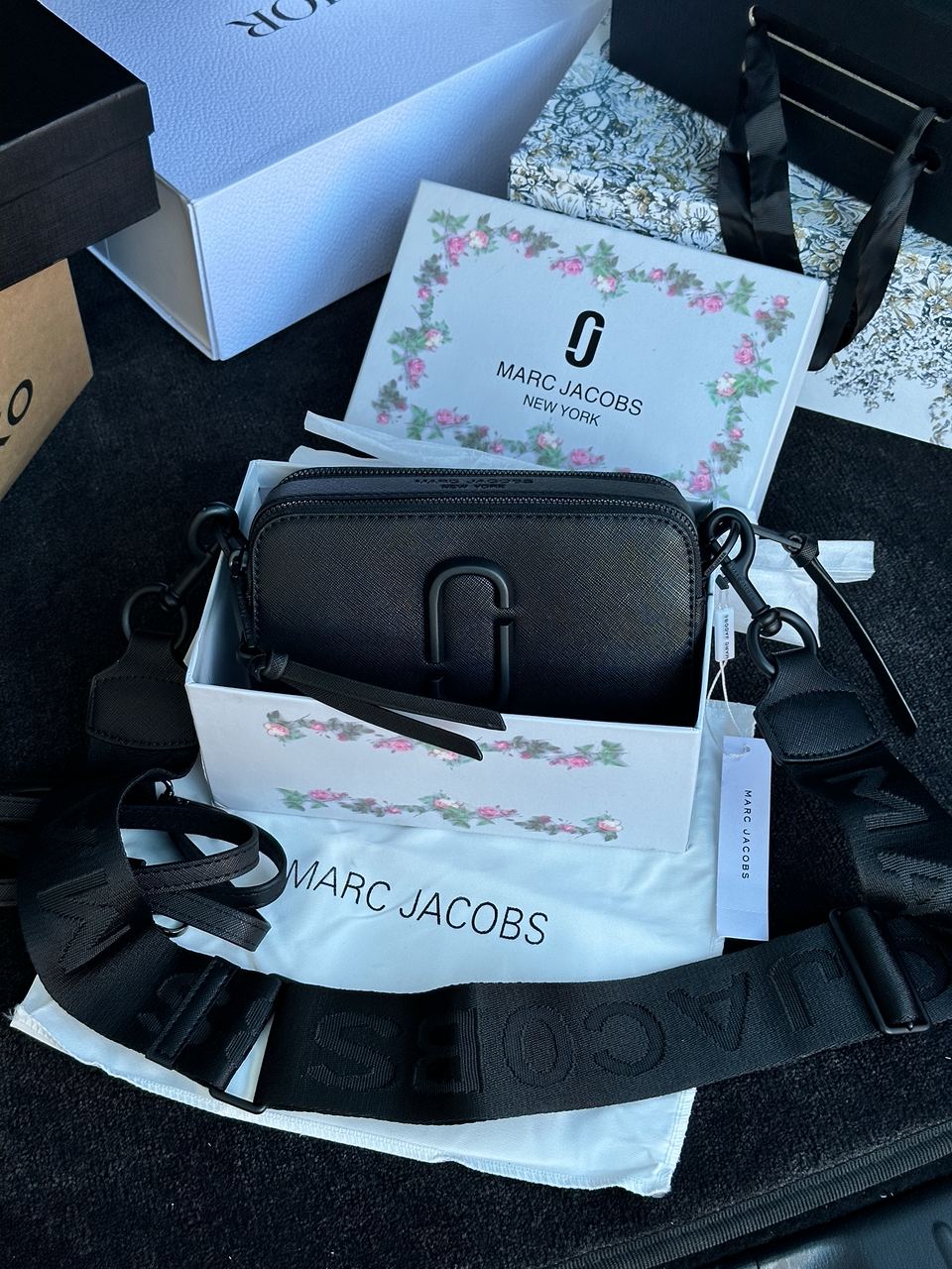 Marc Jacobs The Snapshot Total Black - 3