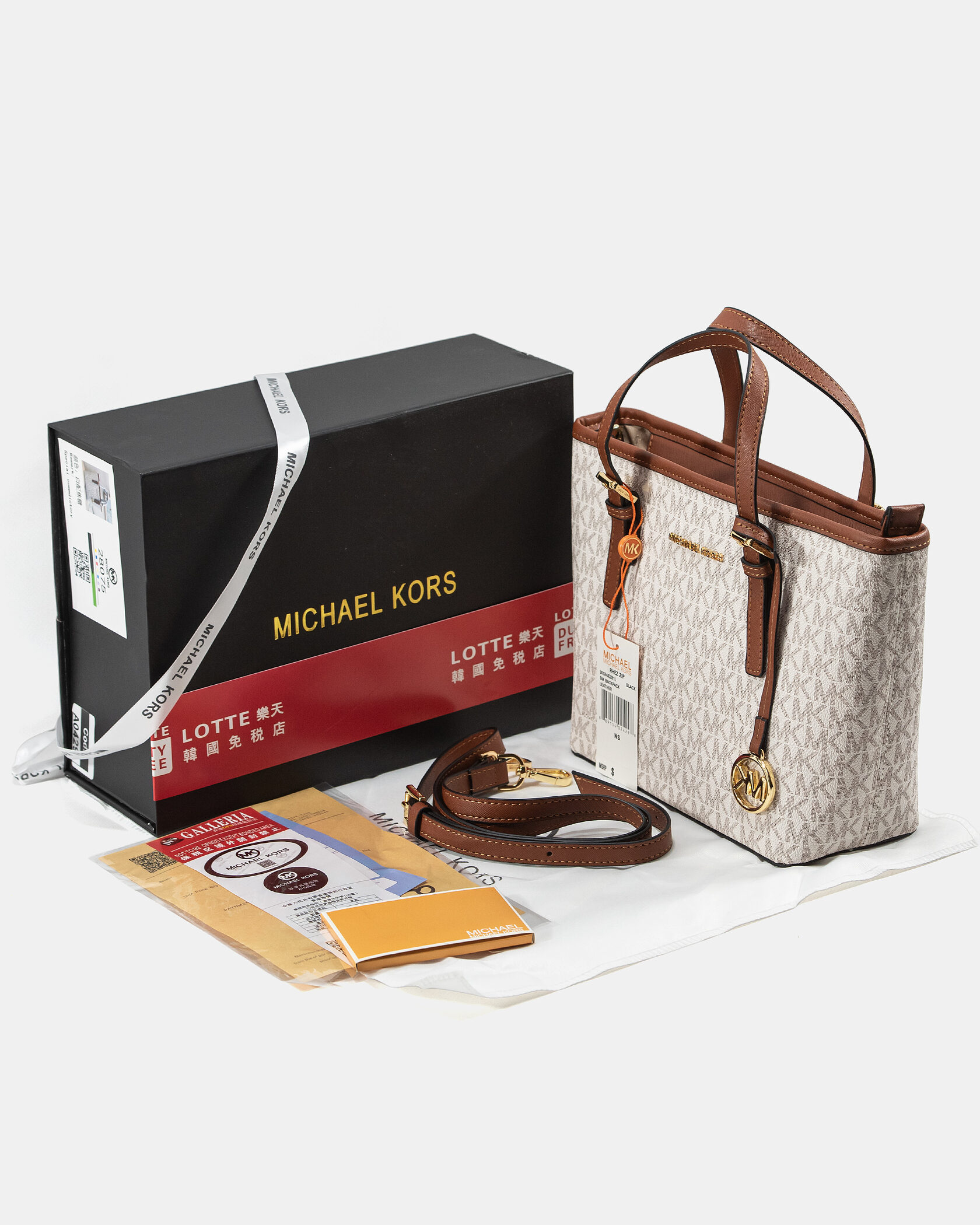 Michael Kors Jet Set Travel Extra-Small Logo Top-Zip Tote - 2