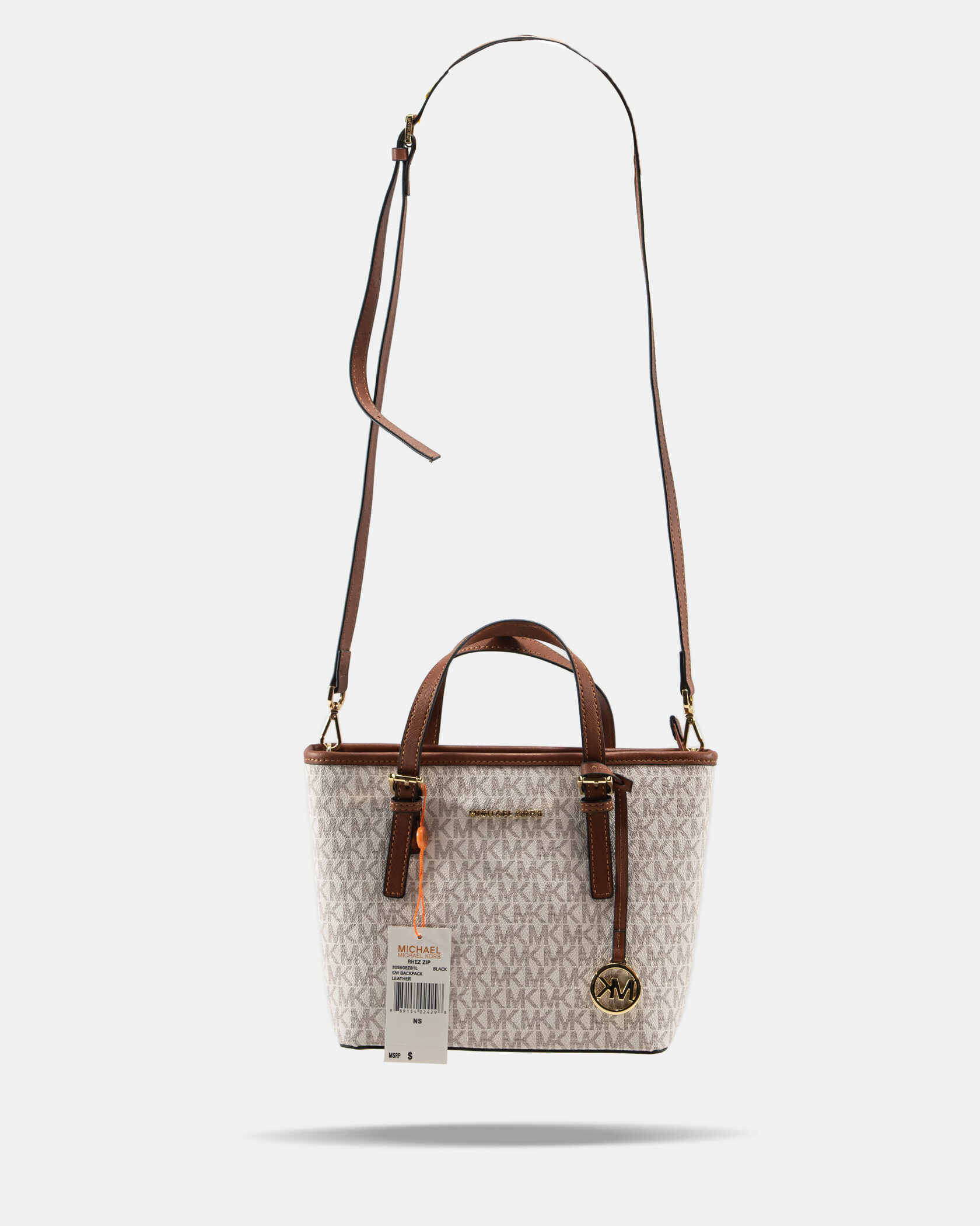 Michael Kors Jet Set Travel Extra-Small Logo Top-Zip Tote - 4