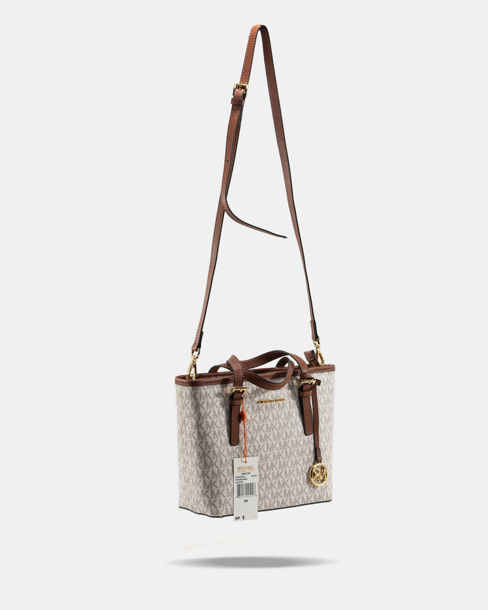 Michael Kors Jet Set Travel Extra-Small Logo Top-Zip Tote - 9