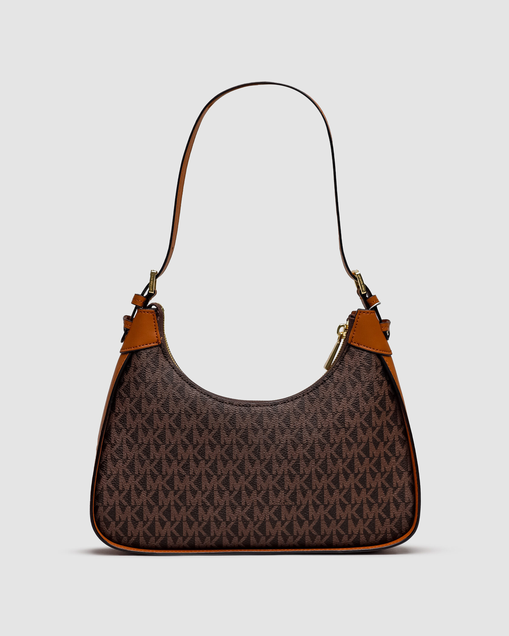 Michael Kors Wilma Signature Logo Crossbody Bag Brown - 4