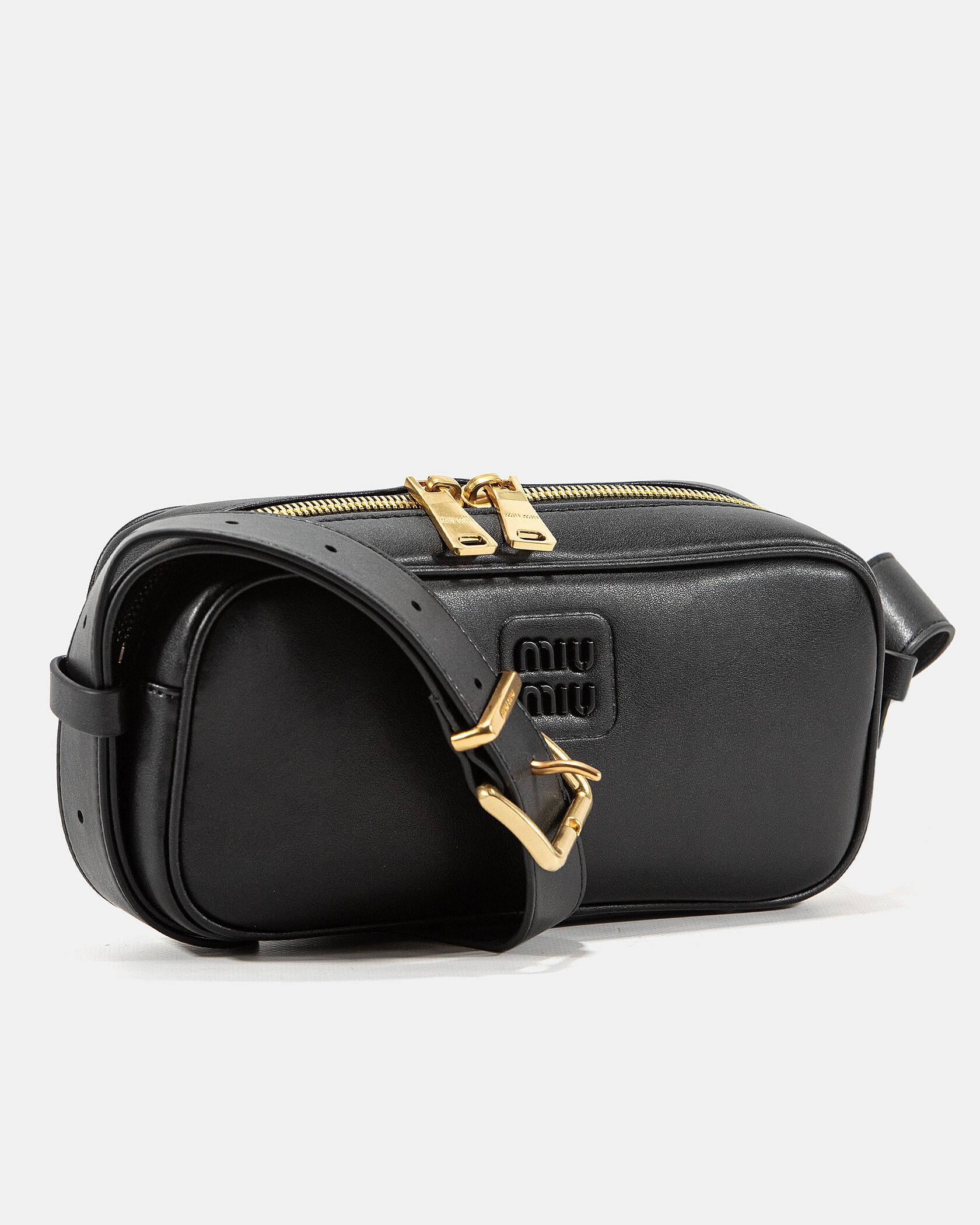 Miu Miu Arcadie Leather Bag Black - 5