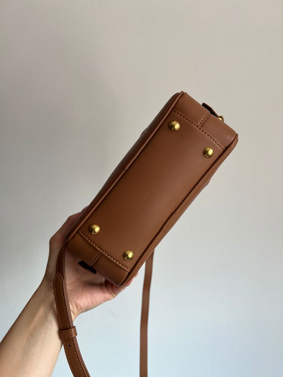 Miu Miu Arcadie Leather Bag Brown - 8