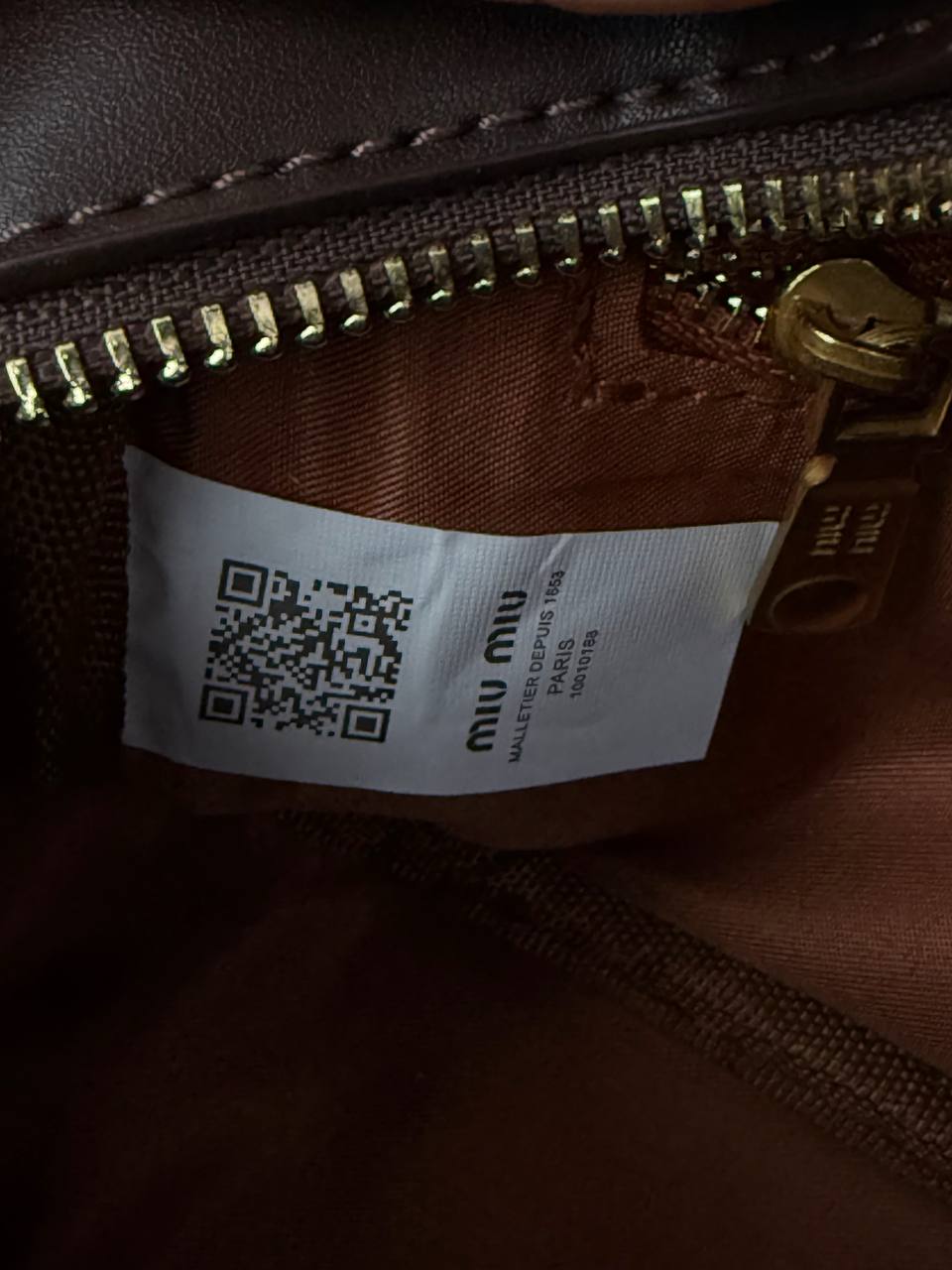 Miu Miu Arcadie Leather Bag Cocolate - 7