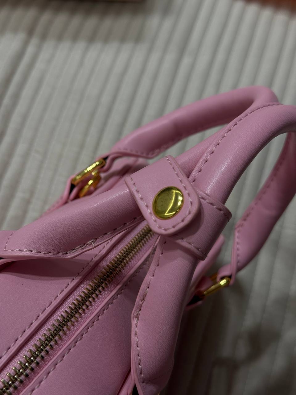 Miu Miu Arcadie Leather Bag Pink - 4