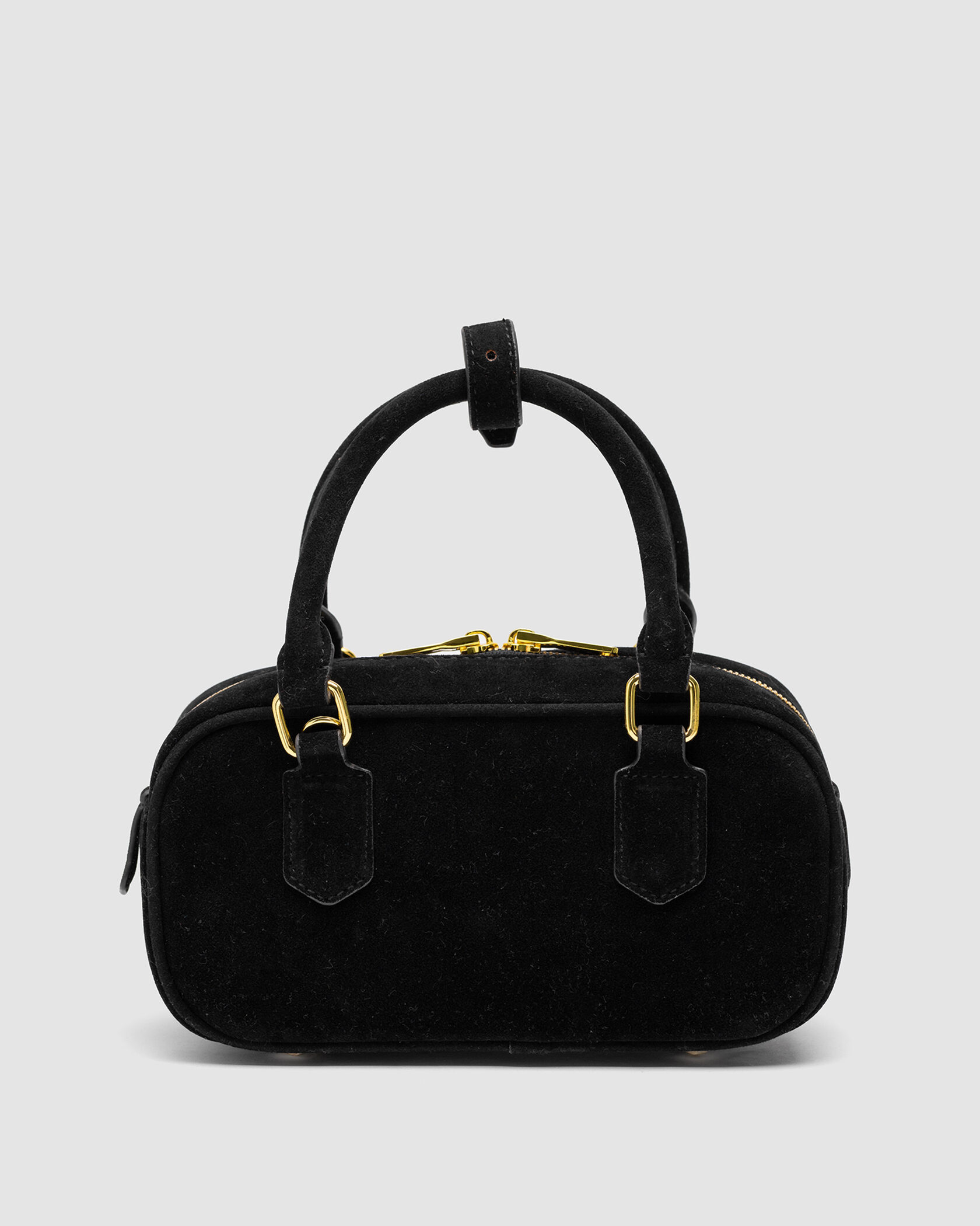 Miu Miu Arcadie Suede Bag Black - 3