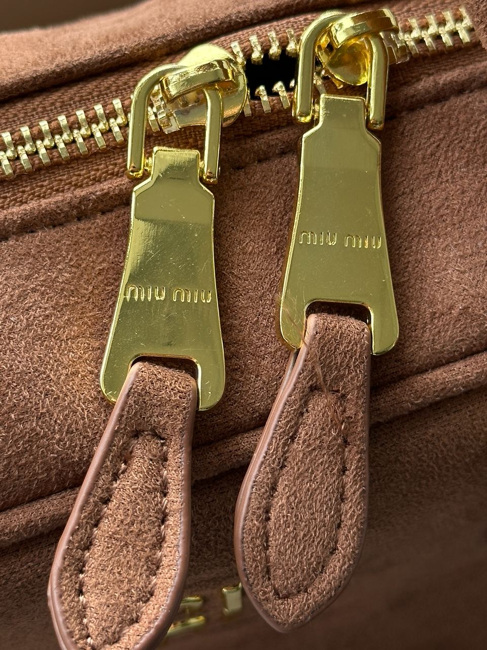 Miu Miu Arcadie Textile Bag Brown - 10