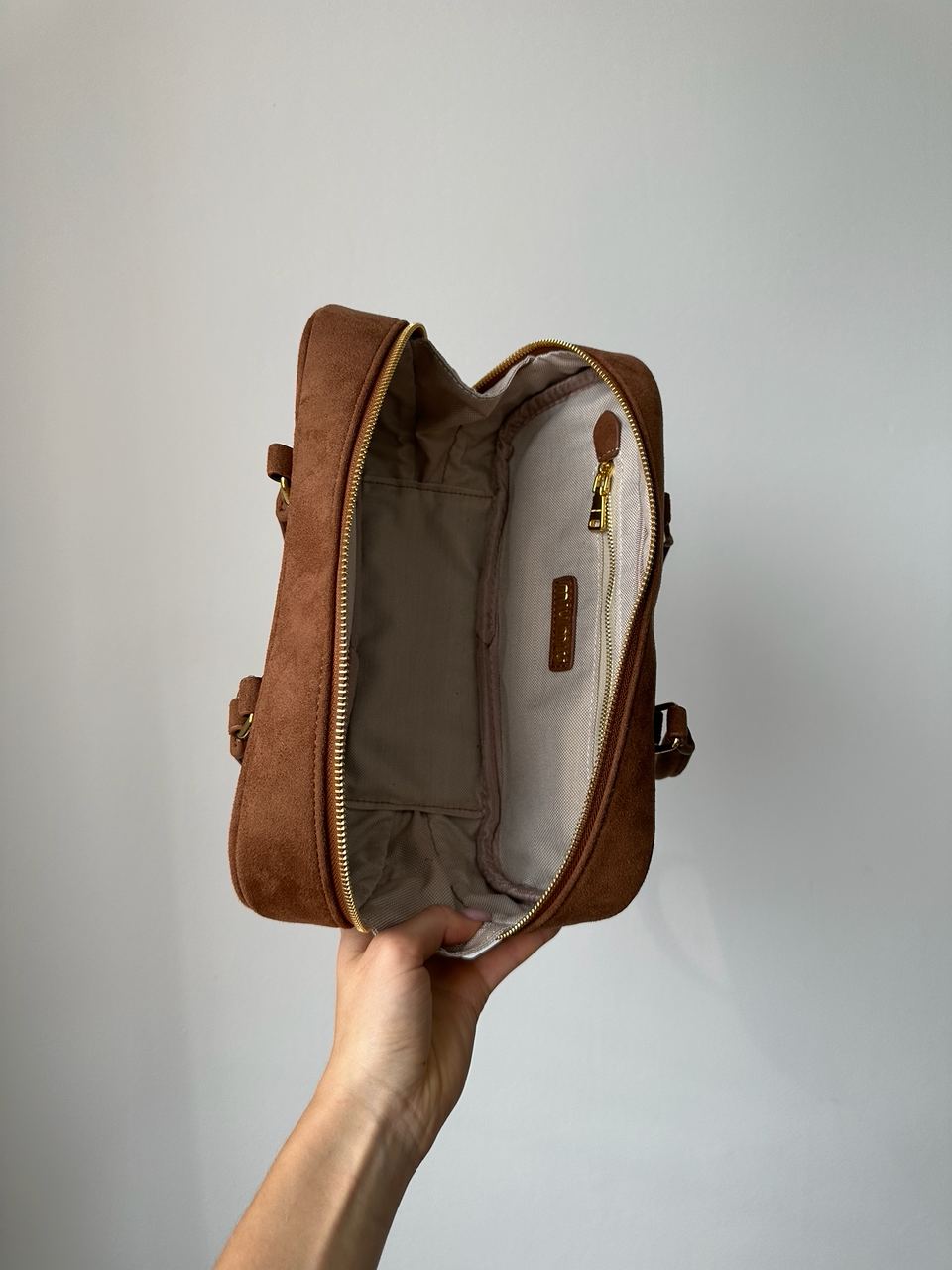 Miu Miu Arcadie Textile Bag Brown - 13