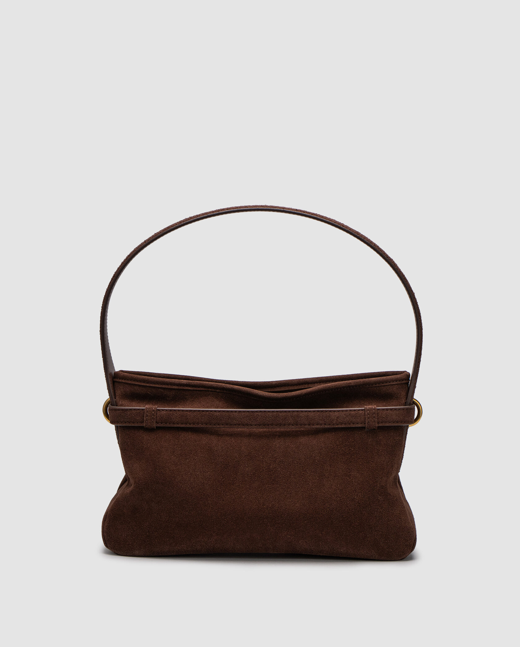 Miu Miu Aventure Nappa Leather Bag Chocolate Suede - 3