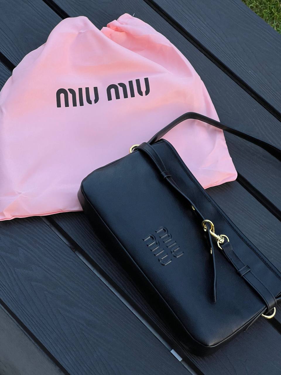 Miu Miu Aventure Nappa Leather Bag - 2