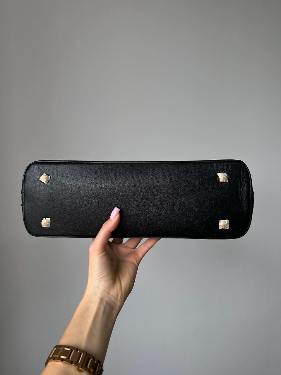 Miu Miu Aventure Nappa Leather Top-Handle Bag Black - 9