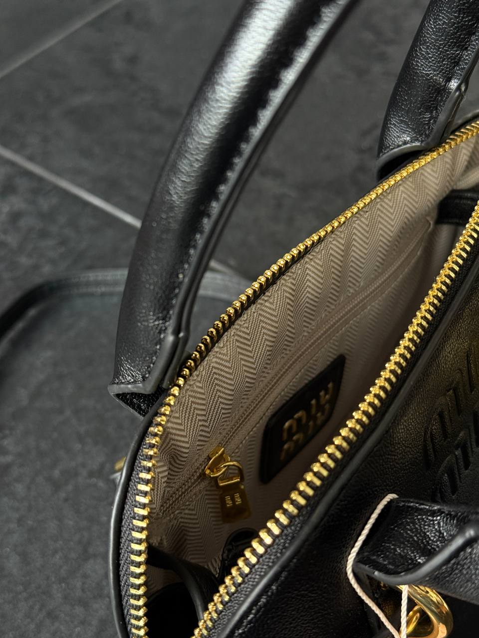 Miu Miu Aventure Nappa Leather Top-Handle Bag - 13