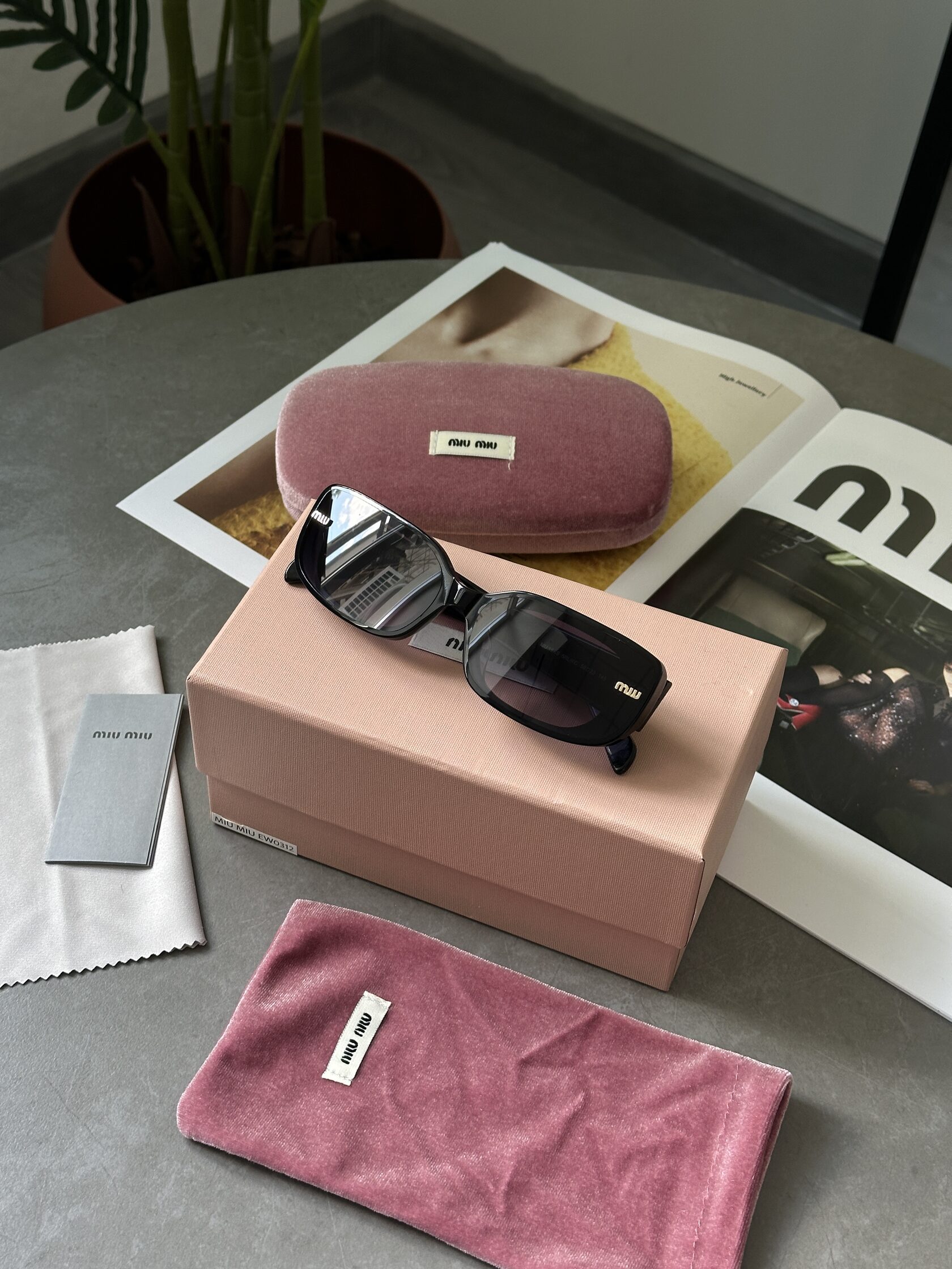 Miu Miu Blue/Black MU 15KS 5RL/KC - 5