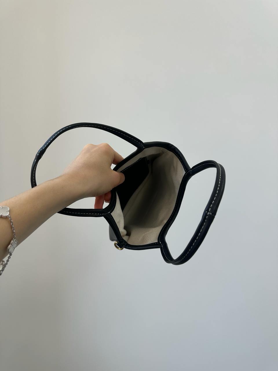 Miu Miu Ivy Leather Mini Bag Black - 13