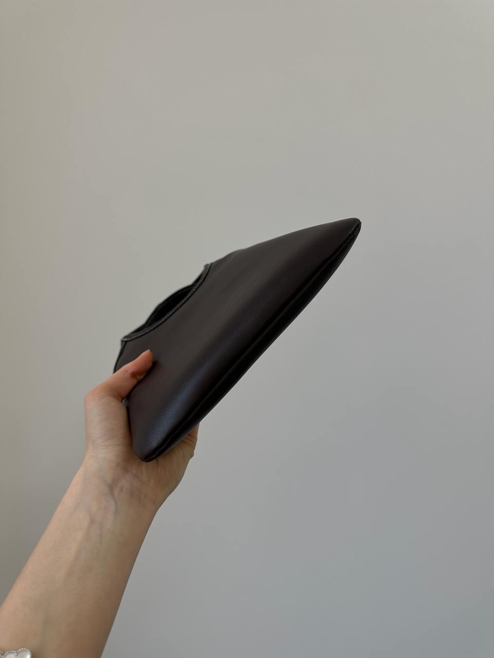 Miu Miu Ivy Leather Mini Bag Dark Brown - 9