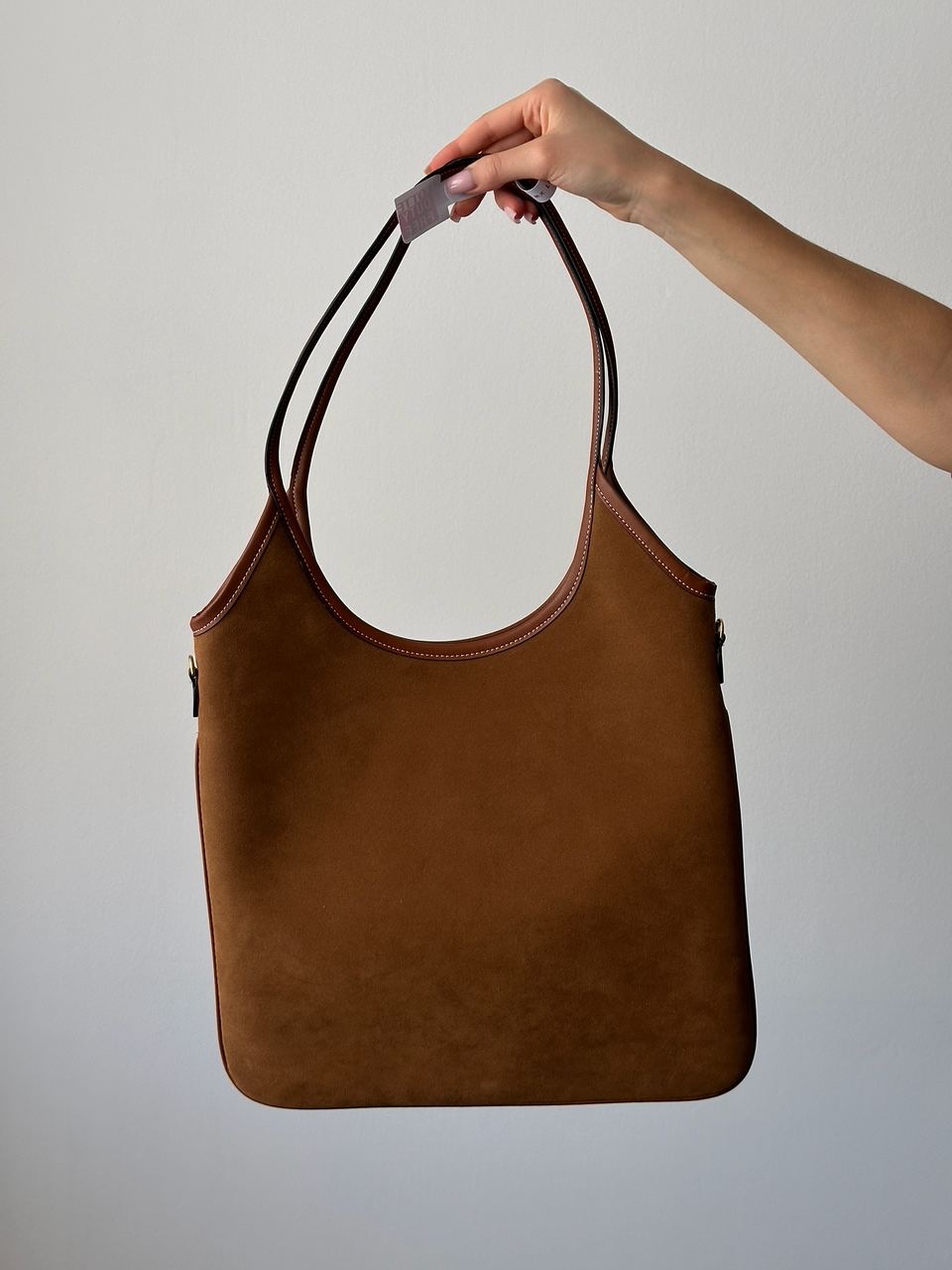 Miu Miu Ivy Suede Bag Brown - 8