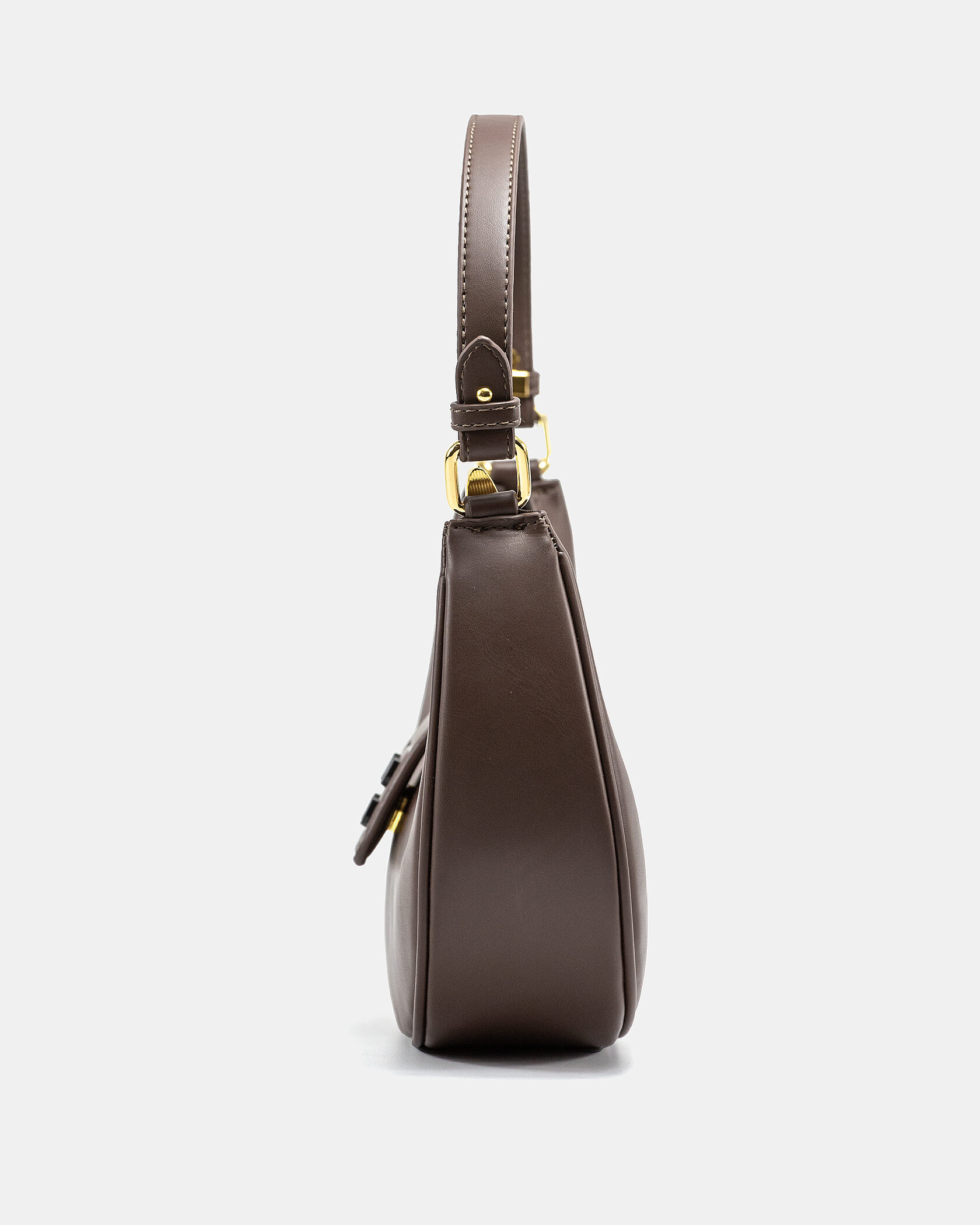 Miu Miu Leather Hobo Bag Brown - 11