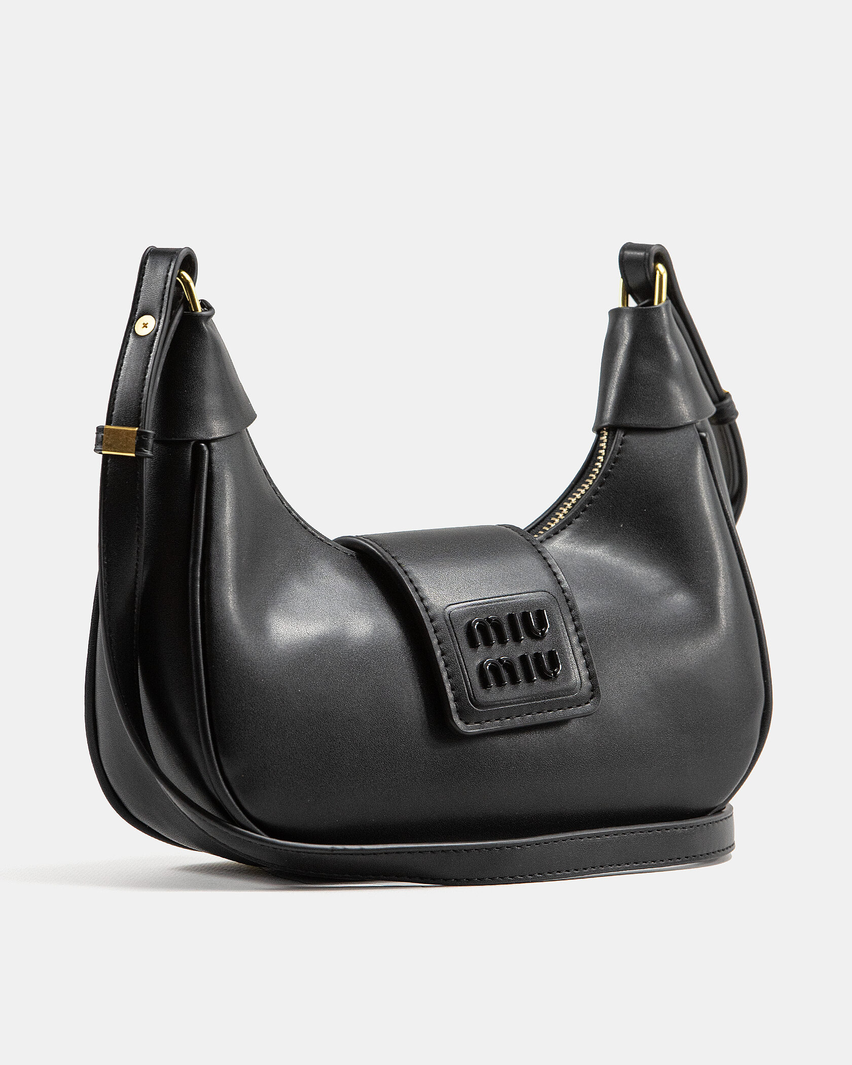 Miu Miu Leather Hobo Bag - 5