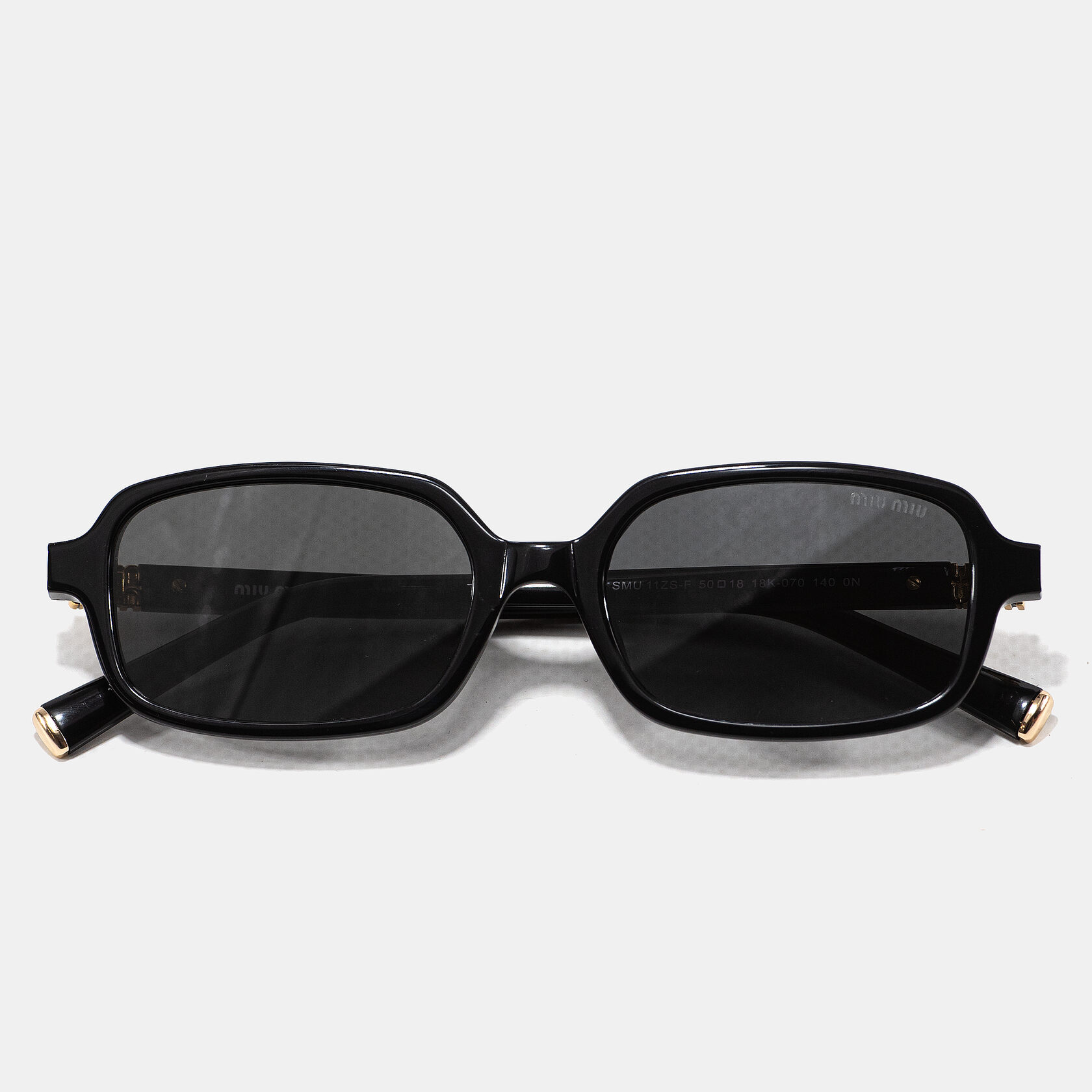 Miu Miu Miu Glimpse SMU 04ZS Black 1AB-5S0