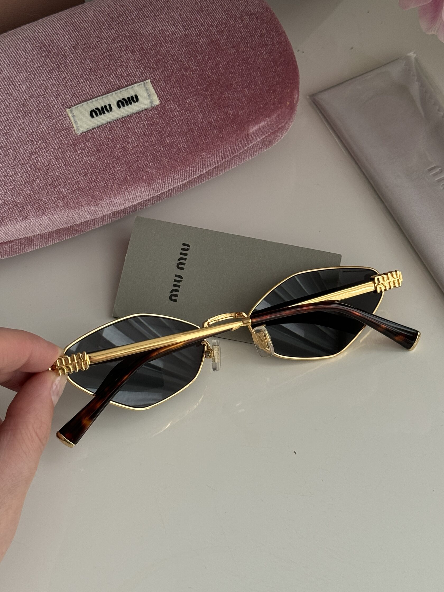 Miu Miu MU56Z 5AK-061 Black/Gold - 12