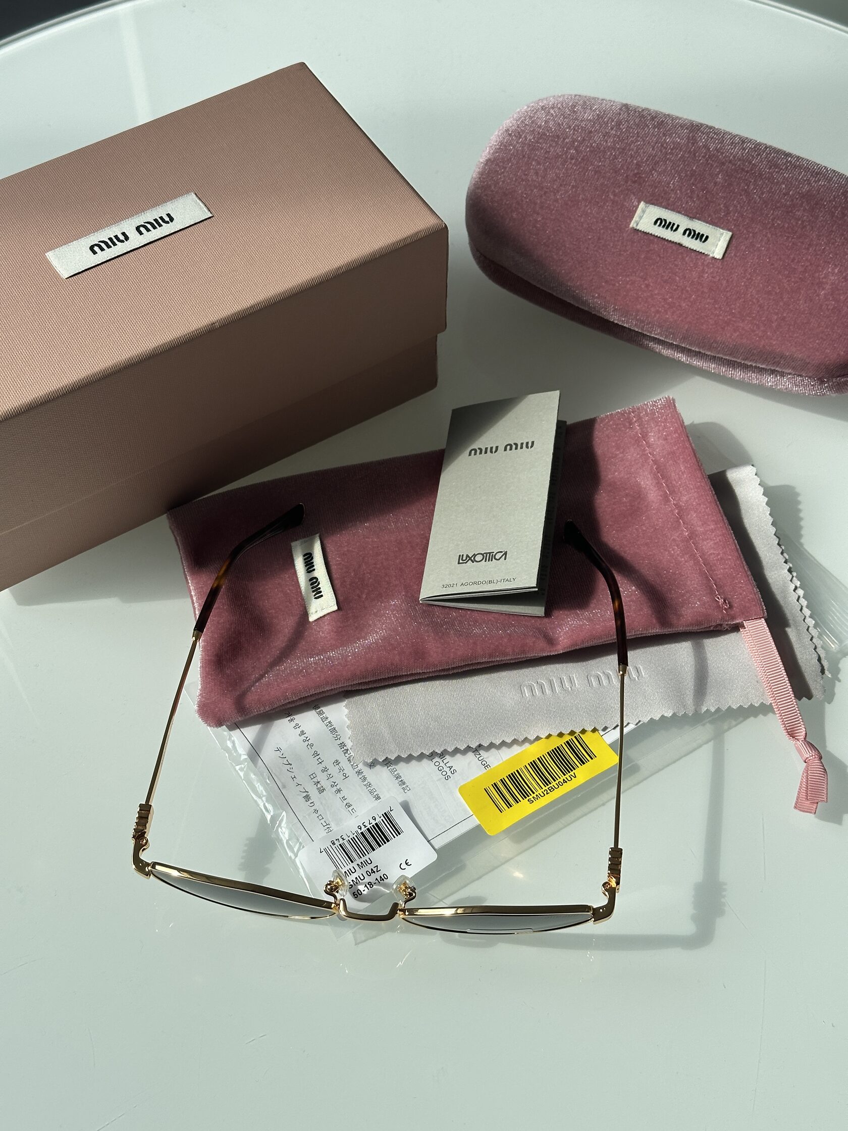 Miu Miu MU56Z 5AK-061 Black/Gold - 14